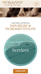 Mobile Screenshot of integratedhealingmassage.com