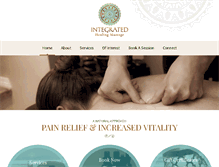Tablet Screenshot of integratedhealingmassage.com